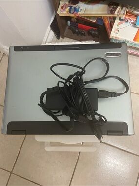 Vintage Acer Travelmate 4320 Silver and Black Laptop with Charger